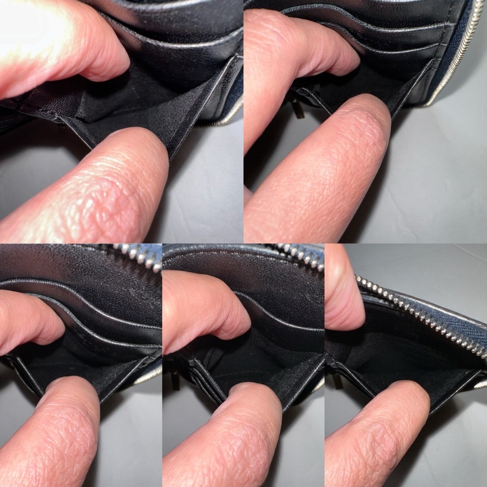 Celine Vintage Multifuction Grained Calfskin Dark… - image 8